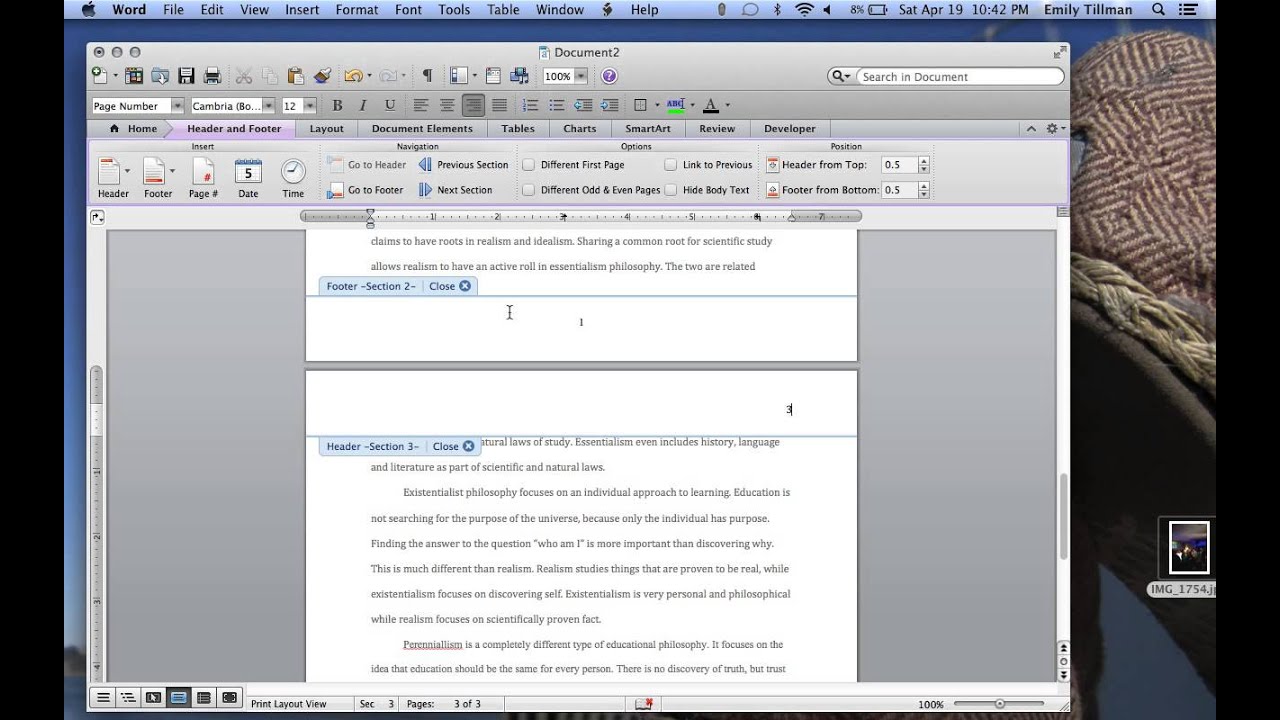 pages for mac word count